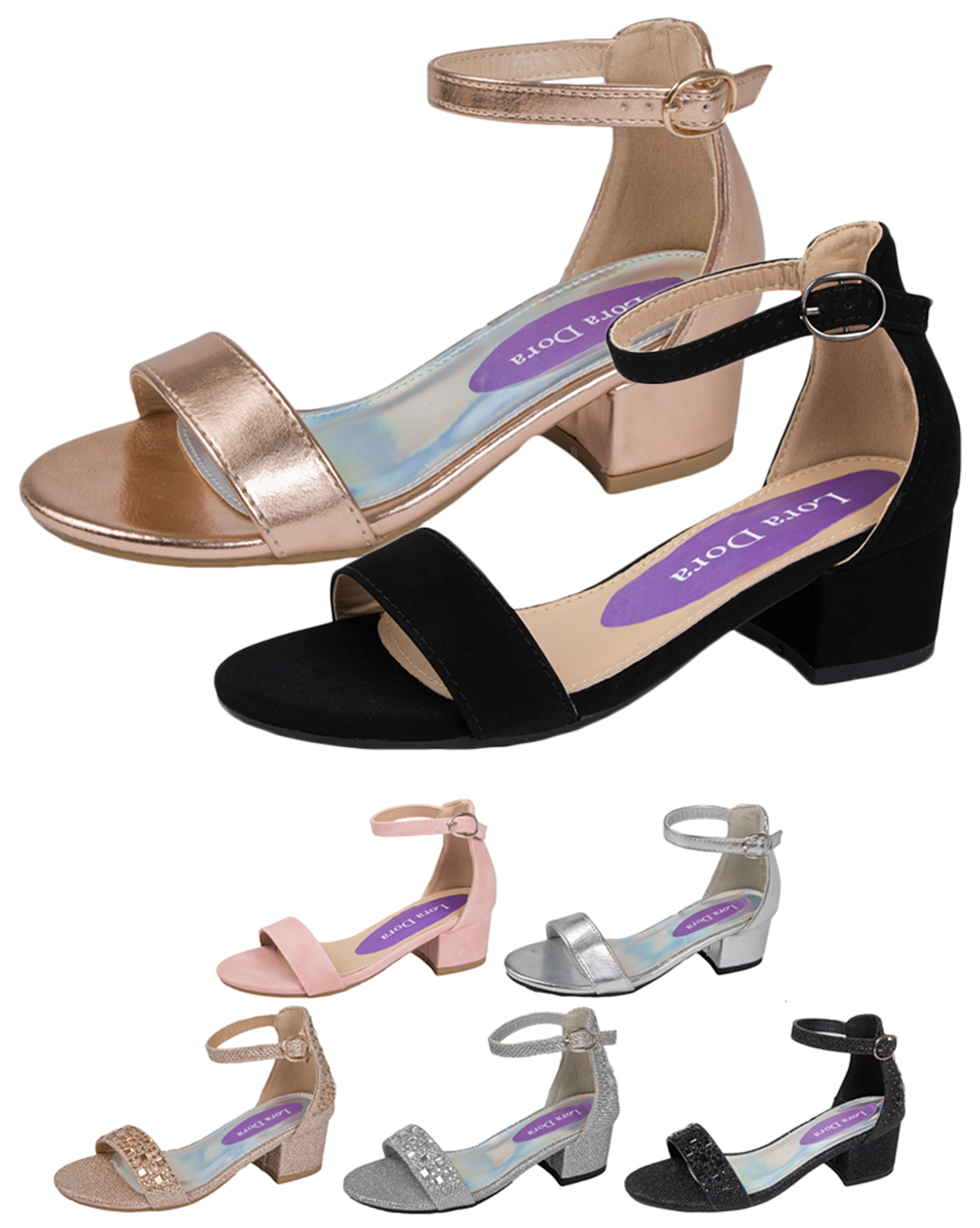 block heel party sandals